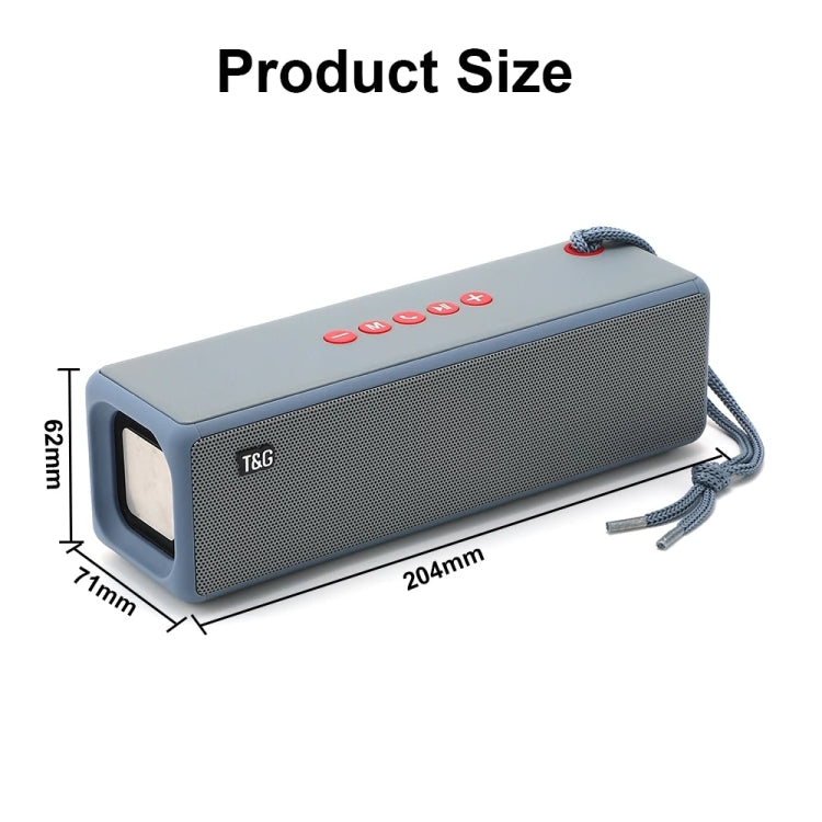 T&G TG271 TWS Subwoofer Bluetooth Speaker With Braided Rope, Support USB/AUX/TF Card/FM(Black) - free shipping - PMC Jewellery - Order now!