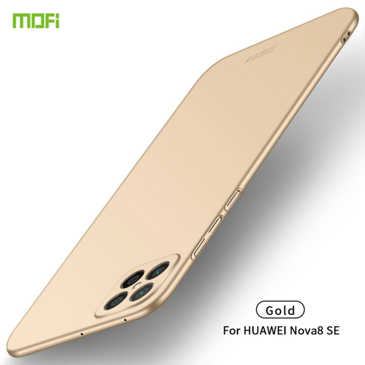 For Huawei nova 8 SE MOFI Frosted PC Ultra-thin Hard Case (Gold) - Huawei Cases by MOFI | Online Shopping South Africa | PMC TechLife