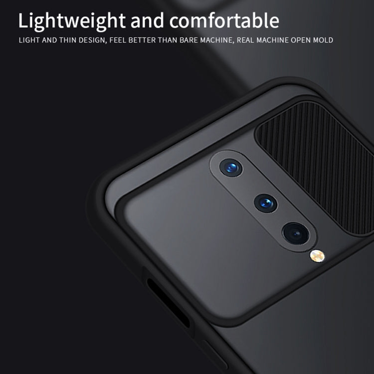 For OnePlus 8 MOFI Xing Dun Series Translucent Frosted PC + TPU Privacy Anti-glare Shockproof All-inclusive Protective Case(Black) - OnePlus Cases by MOFI | Online Shopping South Africa | PMC TechLife