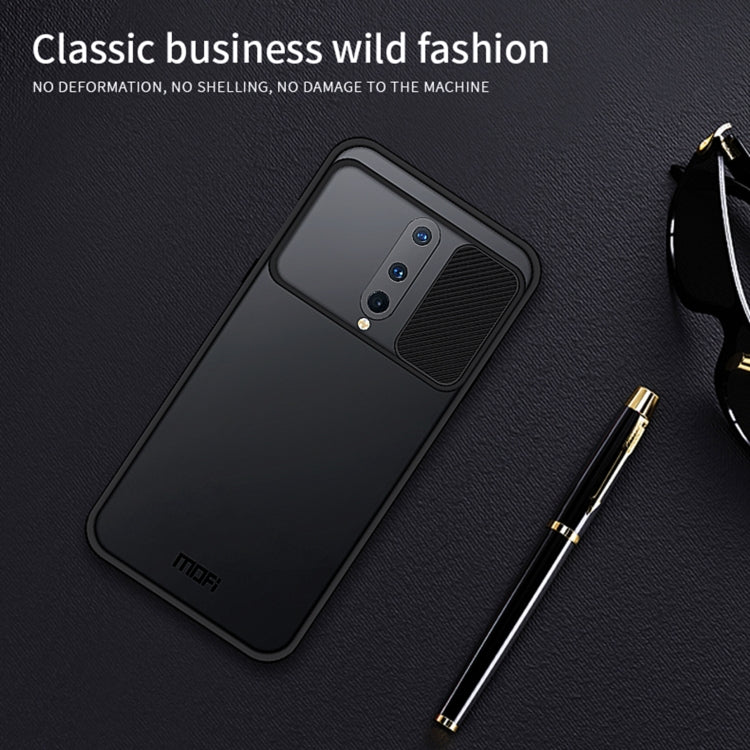 For OnePlus 8 MOFI Xing Dun Series Translucent Frosted PC + TPU Privacy Anti-glare Shockproof All-inclusive Protective Case(Black) - OnePlus Cases by MOFI | Online Shopping South Africa | PMC TechLife