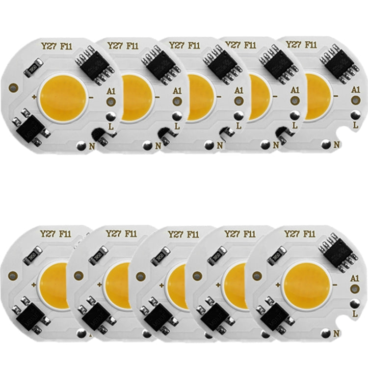 10 pcs COB LED Light Chip AC 220V LED Bulb Light Intelligent IC Driver Bulb Light DIY Spotlight Downlight Chip Outdoor Flood Light(12W(cold white)) - Light Beads by PMc TechLife | Online Shopping South Africa | PMc TechLife | Buy Now Pay Later Mobicred