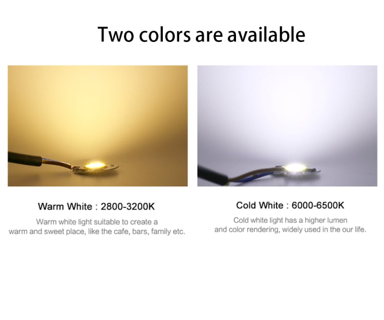 10 pcs COB LED Light Chip AC 220V LED Bulb Light Intelligent IC Driver Bulb Light DIY Spotlight Downlight Chip Outdoor Flood Light(12W(cold white)) - Light Beads by PMc TechLife | Online Shopping South Africa | PMc TechLife | Buy Now Pay Later Mobicred