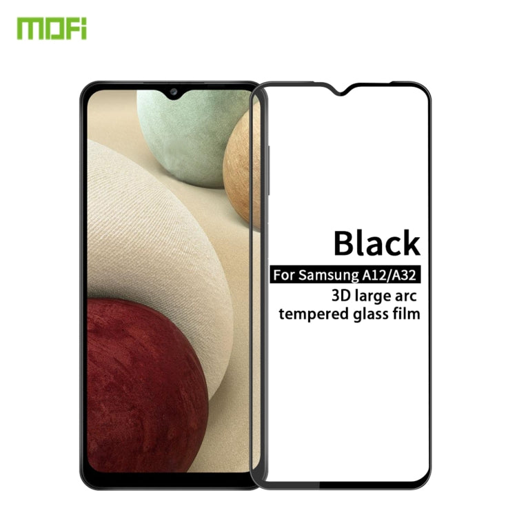 For Samsung Galaxy A12 / A32 5G MOFI 9H 3D Explosion-proof Curved Screen Tempered Glass Film - free shipping - PMC TechLife - Order now!