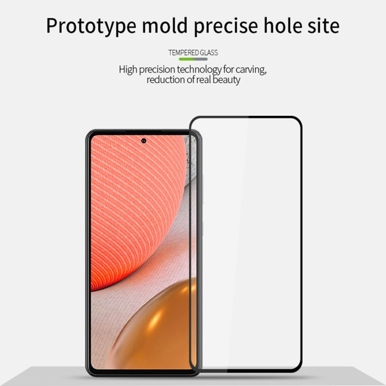 For Samsung Galaxy A72 5G / 4G MOFI 9H 2.5D Full Screen Tempered Glass Film(Black) - Galaxy Tempered Glass by MOFI | Online Shopping South Africa | PMC TechLife | Buy Now Pay Later Mobicred