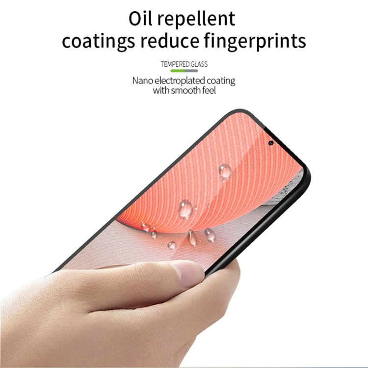 For Samsung Galaxy A72 5G / 4G MOFI 9H 2.5D Full Screen Tempered Glass Film(Black) - Galaxy Tempered Glass by MOFI | Online Shopping South Africa | PMC TechLife | Buy Now Pay Later Mobicred