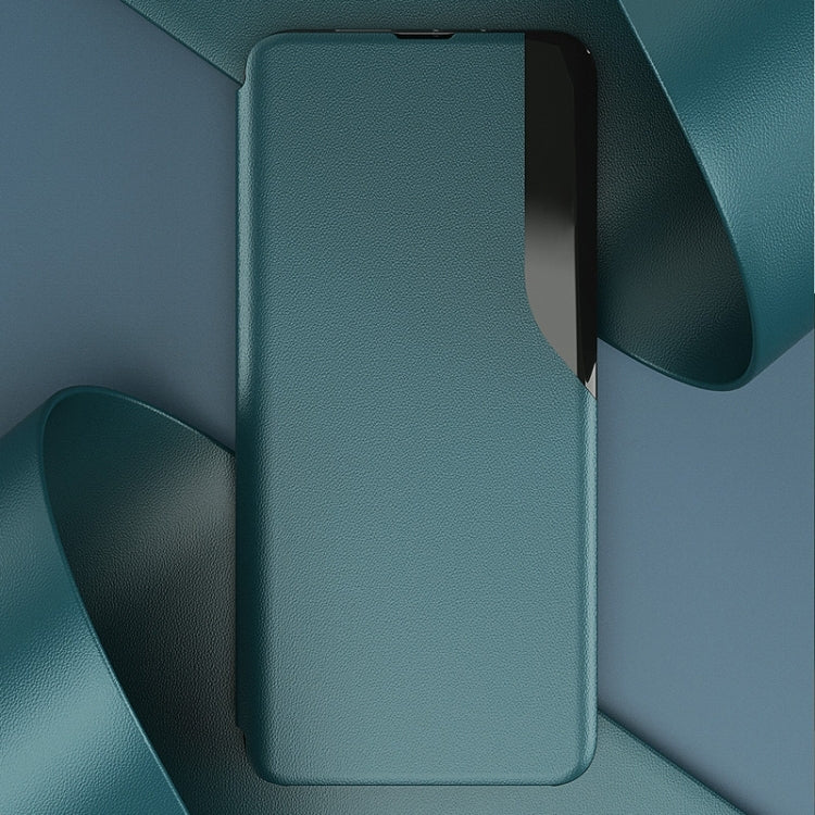 For Samsung Galaxy S21 Ultra 5G Attraction Flip Holder Leather Phone Case(Blue) - Galaxy S21 Ultra 5G Cases by PMC TechLife | Online Shopping South Africa | PMC TechLife