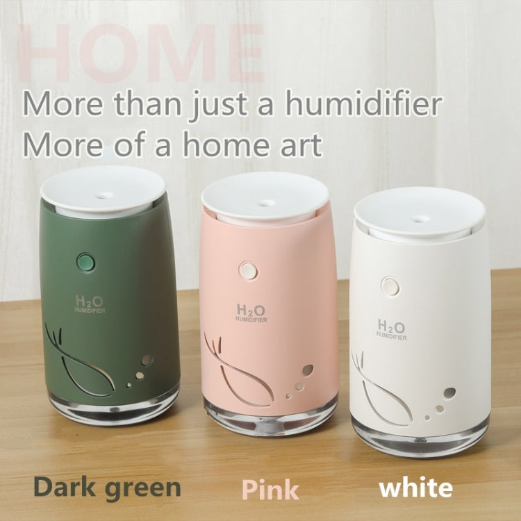 Concise Fish Pattern Mini Home Mute Bedroom Student Dormitory Office Portable USB Wireless Durable Humidifier(Green) - free shipping - PMC TechLife - Order now!