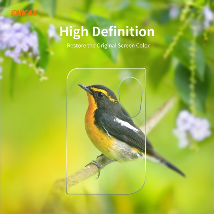 For Samsung Galaxy S21 Ultra ENKAY Hat-Prince 0.2mm 9H 2.15D Round Edge Rear Camera Lens Tempered Glass Film Protector - For Samsung by ENKAY | Online Shopping South Africa | PMC TechLife | Buy Now Pay Later Mobicred