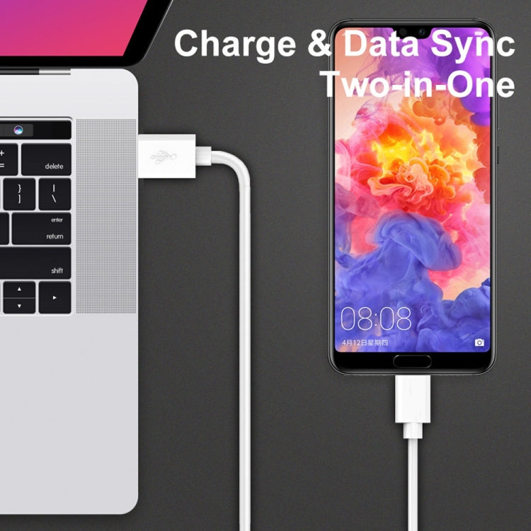 LZ-023 18W QC 3.0 USB Portable Travel Charger + 3A USB to 8 Pin Data Cable, EU Plug(White) - free shipping - PMC Jewellery - Order now!