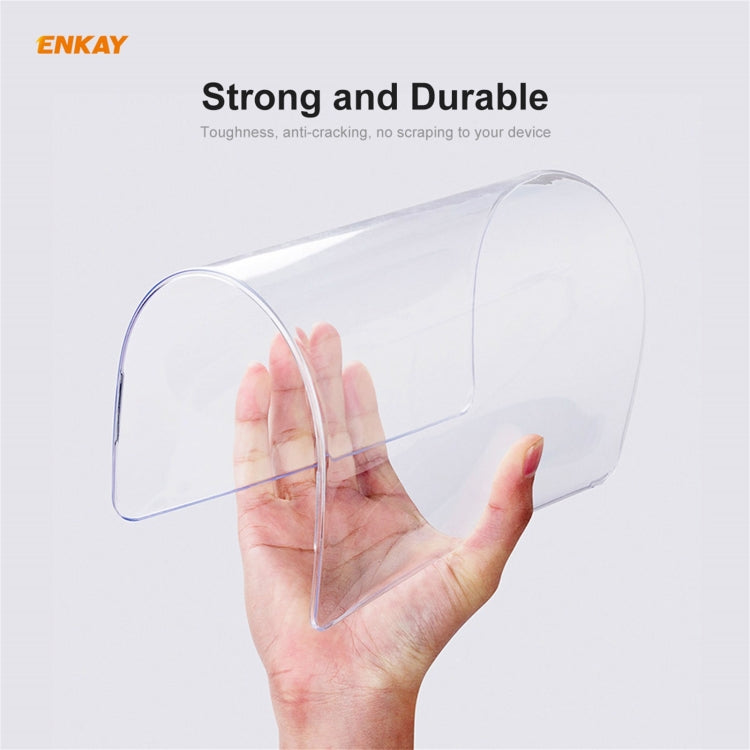 ENKAY 3 in 1 Crystal Laptop Protective Case + US Version TPU Keyboard Film + Anti-dust Plugs Set for MacBook Air 13.3 inch A1932 (2018)(Grey) - free shipping - PMC Jewellery - Order now!