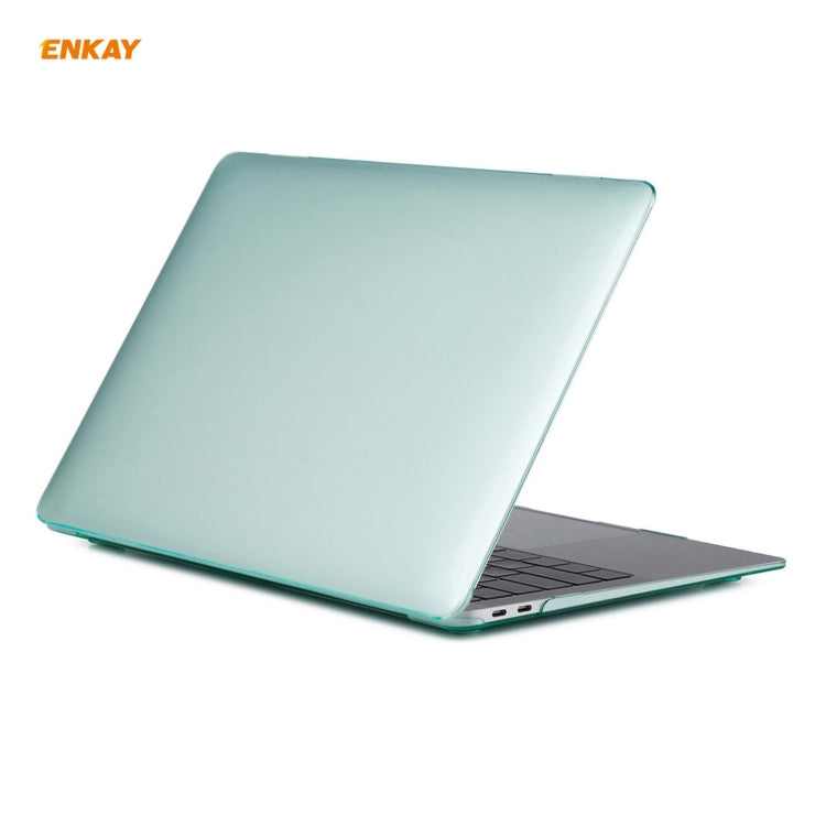 For MacBook Air 13.3 inch A2179 & A2337 2020 ENKAY 3 in 1 Crystal Laptop Protective Case + US Version TPU Keyboard Film + Anti-dust Plugs Set(Green) - free shipping - PMC Jewellery - Order now!