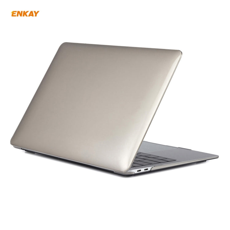 For MacBook Air 13.3 inch A2179 & A2337 2020 ENKAY 3 in 1 Crystal Laptop Protective Case + US Version TPU Keyboard Film + Anti-dust Plugs Set(Grey) - free shipping - PMC Jewellery - Order now!