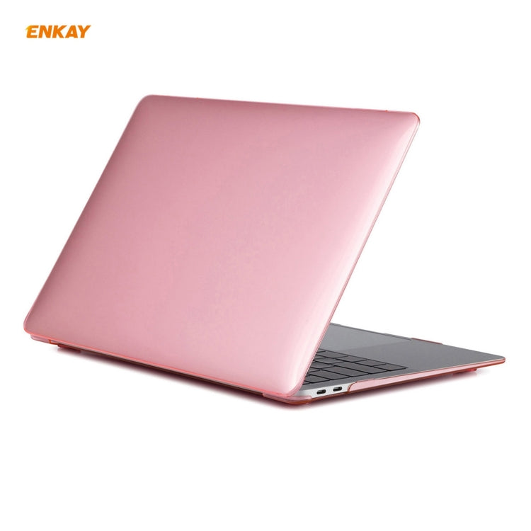 For MacBook Air 13.3 inch A2179 & A2337 2020 ENKAY 3 in 1 Crystal Laptop Protective Case + US Version TPU Keyboard Film + Anti-dust Plugs Set(Pink) - free shipping - PMC Jewellery - Order now!