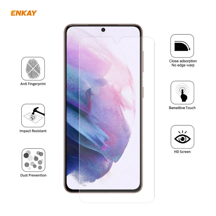 For Samsung Galaxy S21 5G ENKAY Hat-Prince 0.1mm 3D Full Screen Protector Explosion-proof Hydrogel Film - For Samsung by ENKAY | Online Shopping South Africa | PMC TechLife | Buy Now Pay Later Mobicred