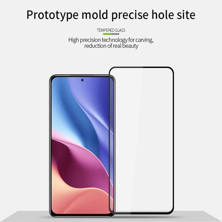 For Xiaomi Redmi K40 / K40 Pro MOFI 9H 2.5D Full Screen Tempered Glass Film(Black) -  by MOFI | Online Shopping South Africa | PMC TechLife