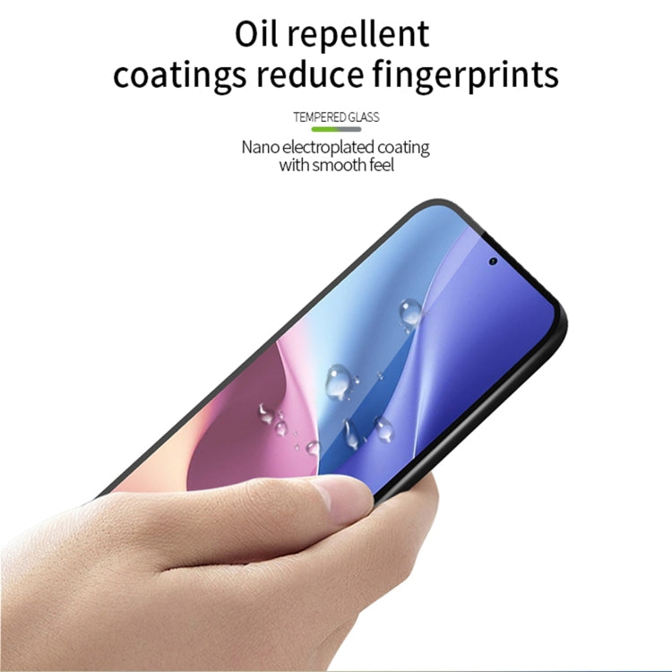 For Xiaomi Redmi K40 / K40 Pro MOFI 9H 2.5D Full Screen Tempered Glass Film(Black) -  by MOFI | Online Shopping South Africa | PMC TechLife