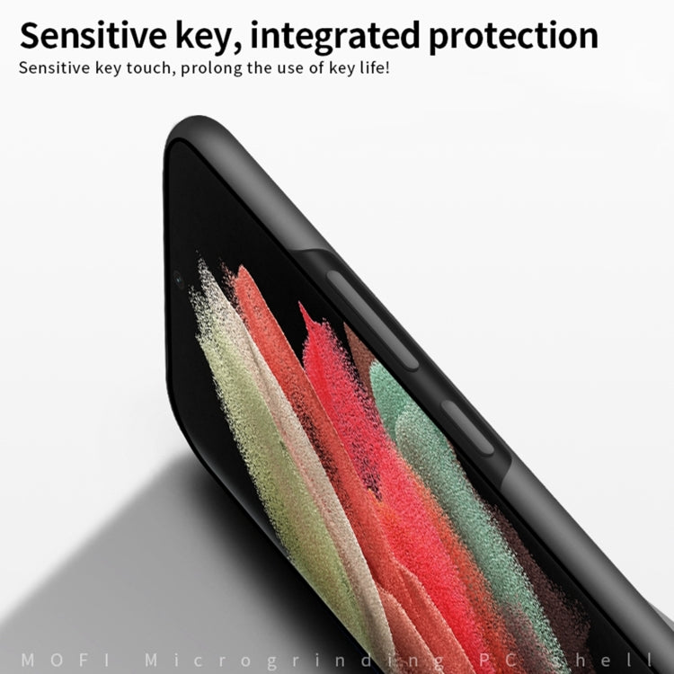 For Samsung Galaxy S21 Ultra 5G MOFI Frosted PC Ultra-thin Hard Case(Black) - Galaxy S21 Ultra 5G Cases by MOFI | Online Shopping South Africa | PMC TechLife