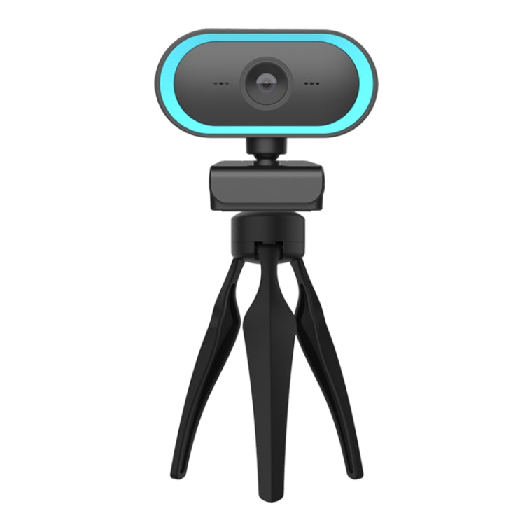 C11 2K Picture Quality HD Without Distortion 360 Degrees Rotate Built-in Microphone Sound Clear Webcams with Tripod(Blue) - free shipping - PMC Jewellery - Order now!