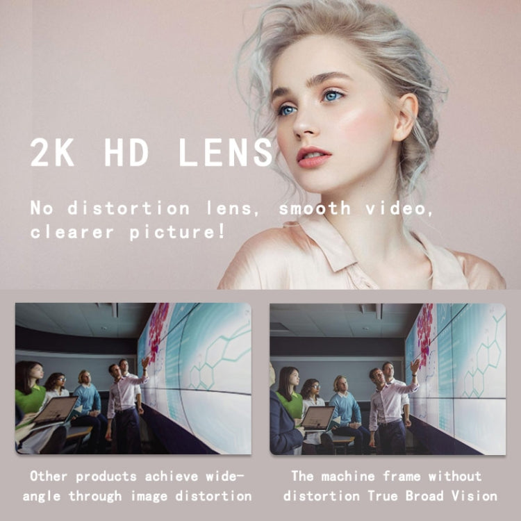 C11 2K Picture Quality HD Without Distortion 360 Degrees Rotate Built-in Microphone Sound Clear Webcams with Tripod(Blue) - free shipping - PMC Jewellery - Order now!