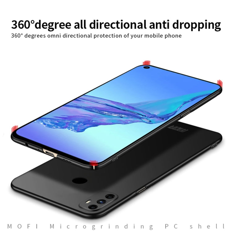 For OPPO A32 / A52 MOFI Frosted PC Ultra-thin Hard Case(Blue) - OPPO Cases by MOFI | Online Shopping South Africa | PMC TechLife | Buy Now Pay Later Mobicred