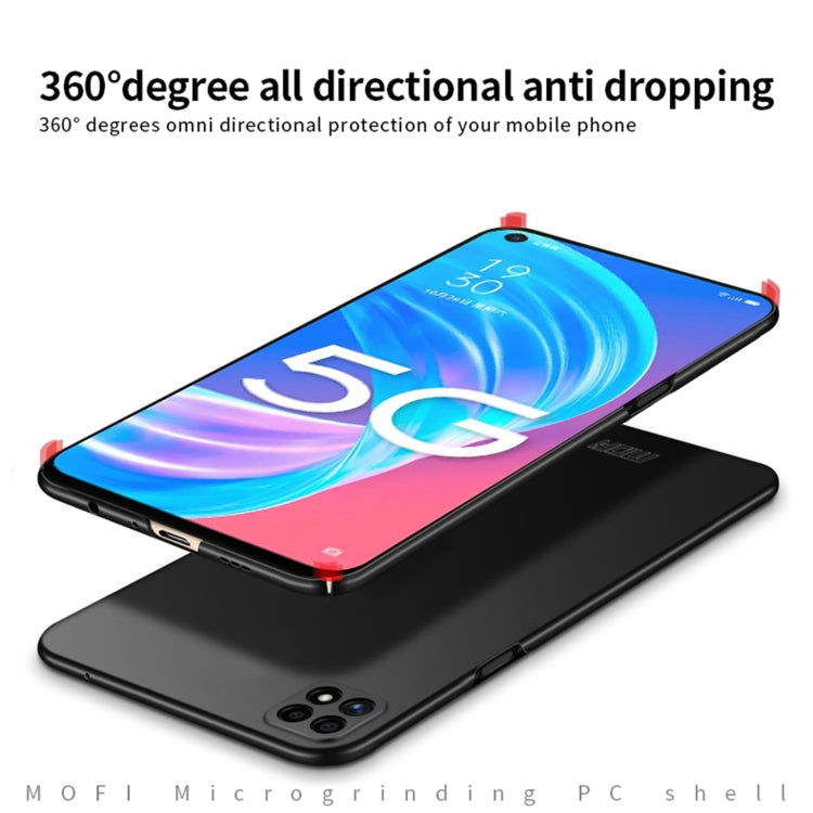 For OPPO A72 MOFI Frosted PC Ultra-thin Hard Case(Black) - OPPO Cases by MOFI | Online Shopping South Africa | PMC TechLife | Buy Now Pay Later Mobicred