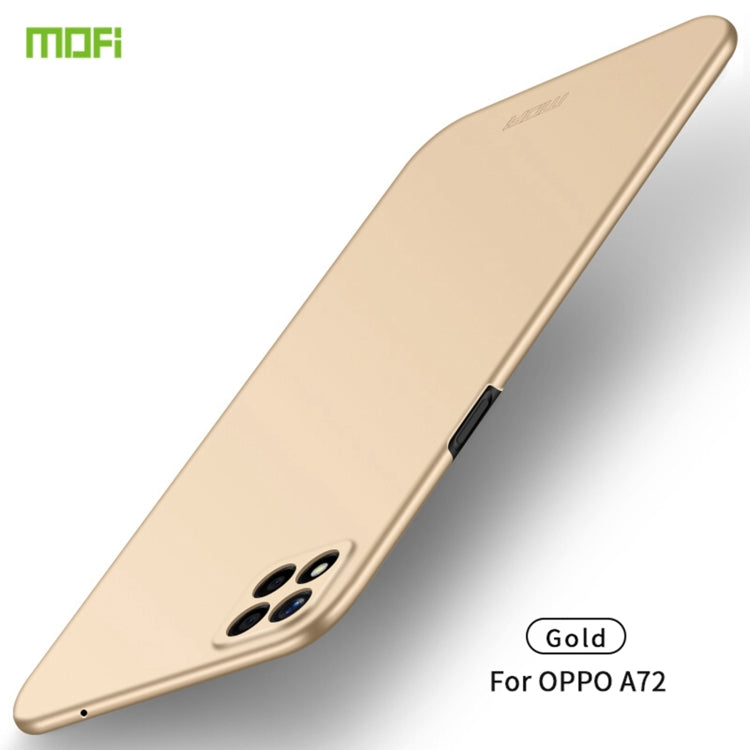 For OPPO A72 MOFI Frosted PC Ultra-thin Hard Case(Gold) - OPPO Cases by MOFI | Online Shopping South Africa | PMC TechLife | Buy Now Pay Later Mobicred