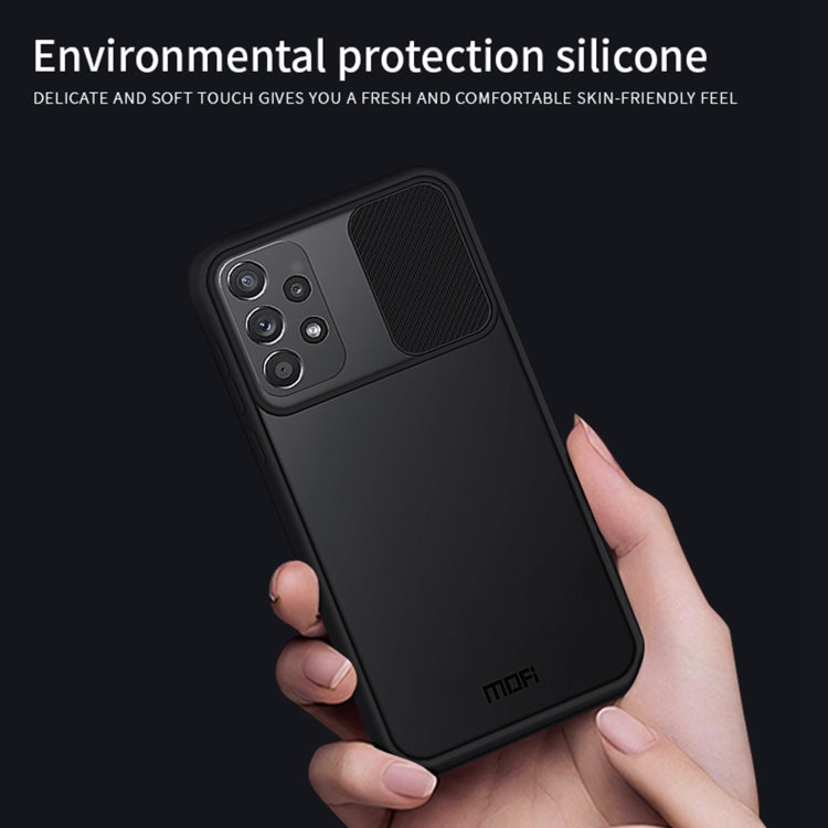For Samsung Galaxy A72 5G / 4G MOFI Xing Dun Series Translucent Frosted PC + TPU Privacy Anti-glare Shockproof All-inclusive Protective Case(Black) - Galaxy Phone Cases by MOFI | Online Shopping South Africa | PMC TechLife