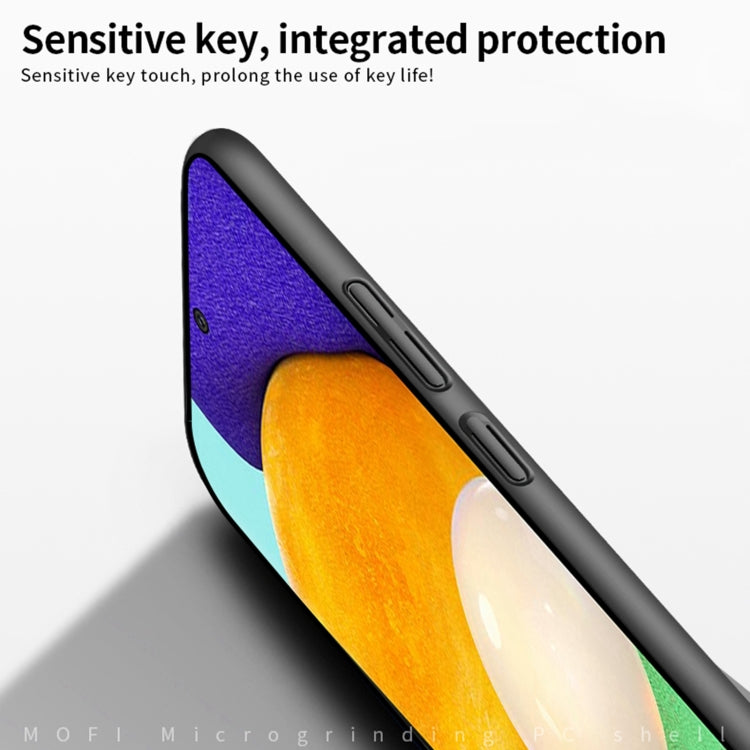 For Samsung Galaxy A52 5G / 4G MOFI Frosted PC Ultra-thin Hard Case(Black) - Galaxy Phone Cases by MOFI | Online Shopping South Africa | PMC TechLife | Buy Now Pay Later Mobicred
