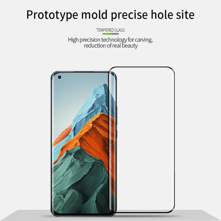 For Xiaomi Mi 11 Pro MOFI 9H 3D Explosion Proof Thermal Bending Full Screen Covered Tempered Glass Film(Black) -  by MOFI | Online Shopping South Africa | PMC TechLife