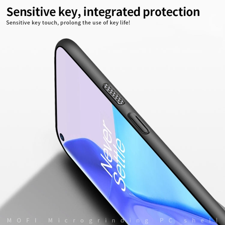 For OnePlus 9 MOFI Frosted PC Ultra-thin Hard Case(Gold) - OnePlus Cases by MOFI | Online Shopping South Africa | PMC TechLife