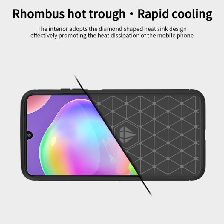 For Samsung Galaxy A32 5G MOFI Gentleness Series Brushed Texture Carbon Fiber Soft TPU Case(Black) - Galaxy Phone Cases by MOFI | Online Shopping South Africa | PMC TechLife | Buy Now Pay Later Mobicred