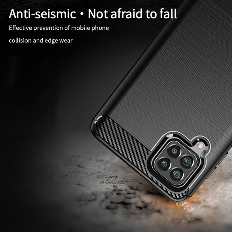 For Samsung Galaxy F62 / M62 MOFI Gentleness Series Brushed Texture Carbon Fiber Soft TPU Case(Black) - Galaxy Phone Cases by MOFI | Online Shopping South Africa | PMC TechLife