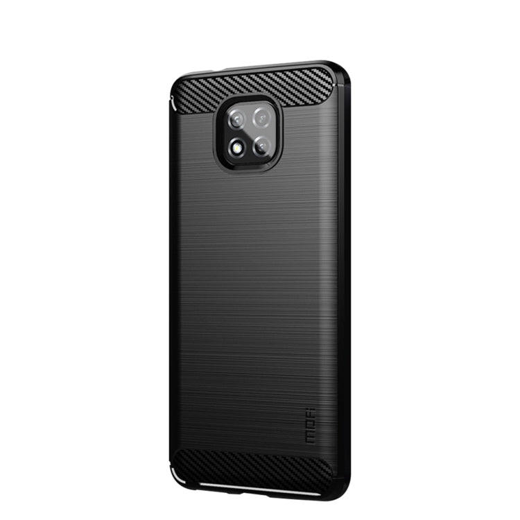 For Motorola Moto G Power 2021 MOFI Gentleness Series Brushed Texture Carbon Fiber Soft TPU Case(Black) - Motorola Cases by MOFI | Online Shopping South Africa | PMC TechLife | Buy Now Pay Later Mobicred