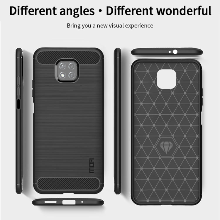 For Motorola Moto G Power 2021 MOFI Gentleness Series Brushed Texture Carbon Fiber Soft TPU Case(Black) - Motorola Cases by MOFI | Online Shopping South Africa | PMC TechLife | Buy Now Pay Later Mobicred