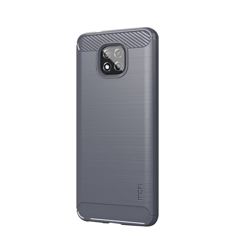 For Motorola Moto G Power 2021 MOFI Gentleness Series Brushed Texture Carbon Fiber Soft TPU Case(Gray) - Motorola Cases by MOFI | Online Shopping South Africa | PMC TechLife