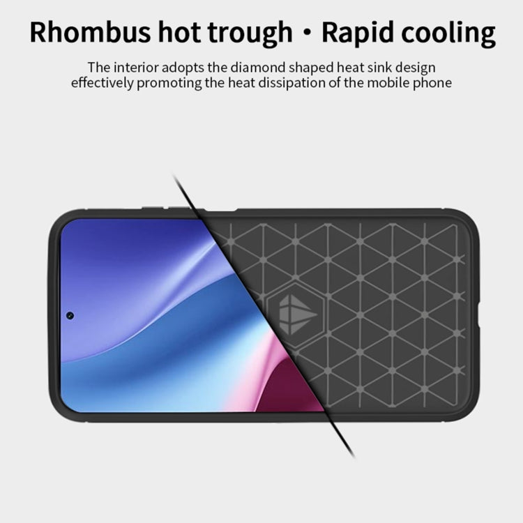 For Xiaomi Redmi K40 / K40 Pro / K40 Pro+ / Poco F3 MOFI Gentleness Series Brushed Texture Carbon Fiber Soft TPU Case(Black) - Xiaomi Cases by MOFI | Online Shopping South Africa | PMC TechLife