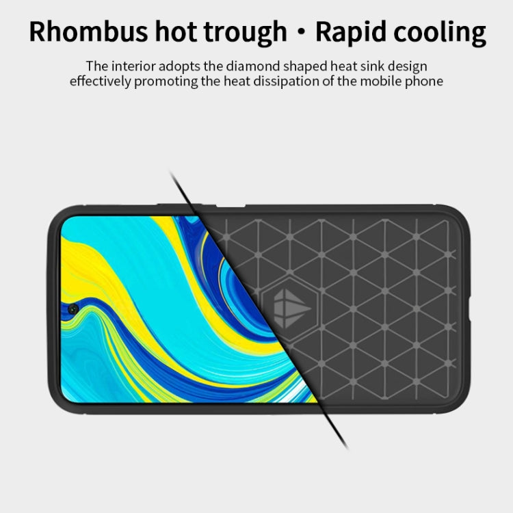 For Xiaomi Redmi Note 9s / Note 9 Pro / Note 9 Pro Max / Foco M2 Pro MOFI Gentleness Series Brushed Texture Carbon Fiber Soft TPU Case(Black) - Xiaomi Cases by MOFI | Online Shopping South Africa | PMC TechLife | Buy Now Pay Later Mobicred