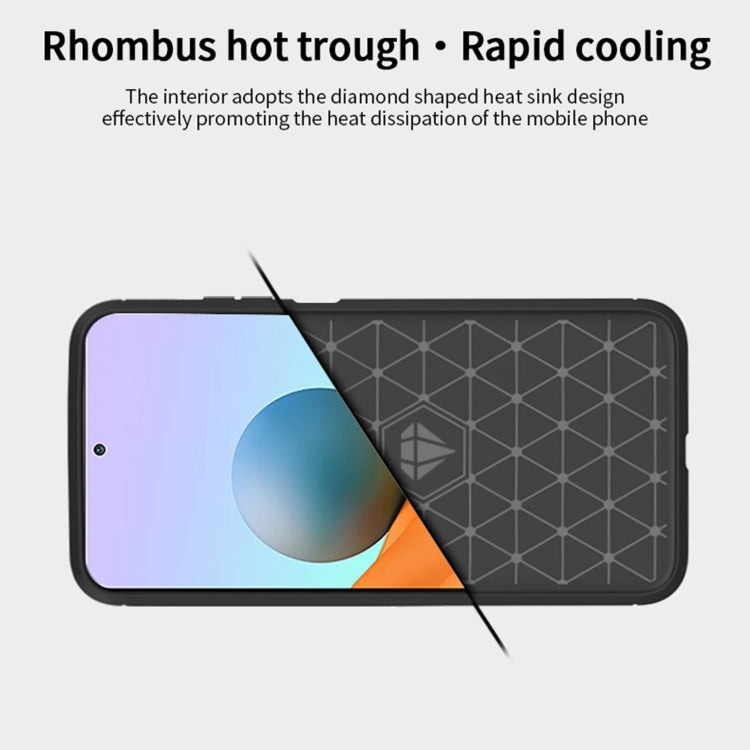 For Xiaomi Redmi Note 10 Pro / Note 10 Pro Max MOFI Gentleness Series Brushed Texture Carbon Fiber Soft TPU Case(Black) - Xiaomi Cases by MOFI | Online Shopping South Africa | PMC TechLife | Buy Now Pay Later Mobicred