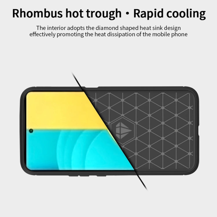 For LG Stylo 7 5G MOFI Gentleness Series Brushed Texture Carbon Fiber Soft TPU Case(Red) - LG by MOFI | Online Shopping South Africa | PMC TechLife | Buy Now Pay Later Mobicred