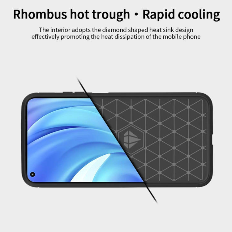 For Xiaomi Mi 11 Lite MOFI Gentleness Series Brushed Texture Carbon Fiber Soft TPU Case(Black) - Xiaomi Cases by MOFI | Online Shopping South Africa | PMC TechLife