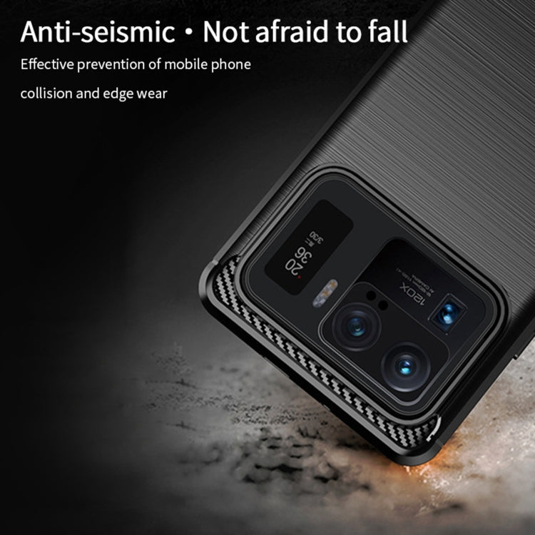 For Xiaomi Mi 11 Ultra MOFI Gentleness Series Brushed Texture Carbon Fiber Soft TPU Case(Black) - Xiaomi Cases by MOFI | Online Shopping South Africa | PMC TechLife | Buy Now Pay Later Mobicred