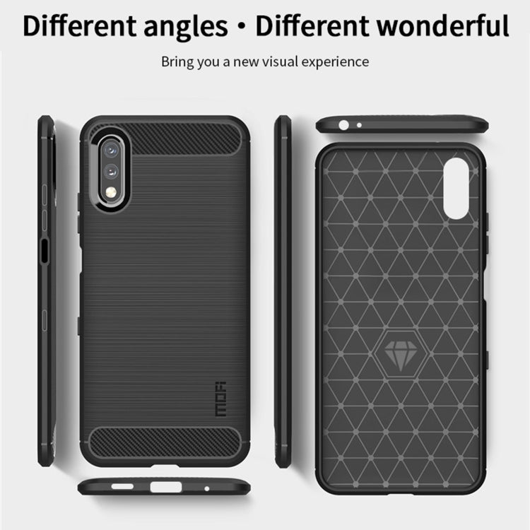 For Sony Xperia ACE ll MOFI Gentleness Series Brushed Texture Carbon Fiber Soft TPU Case(Black) - free shipping - PMC TechLife - Order now!