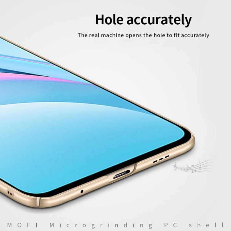 For Xiaomi Redmi 9T / Note9 4G / 9 Power MOFI Frosted PC Ultra-thin Hard Case(Gold) - Xiaomi Cases by MOFI | Online Shopping South Africa | PMC TechLife | Buy Now Pay Later Mobicred