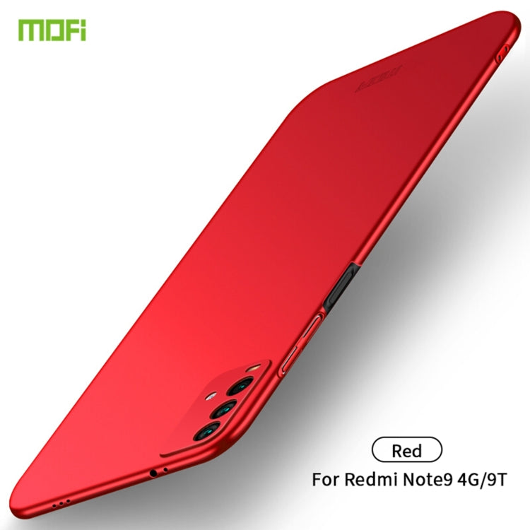 For Xiaomi Redmi 9T / Note9 4G / 9 Power MOFI Frosted PC Ultra-thin Hard Case(Red) - Xiaomi Cases by MOFI | Online Shopping South Africa | PMC TechLife | Buy Now Pay Later Mobicred