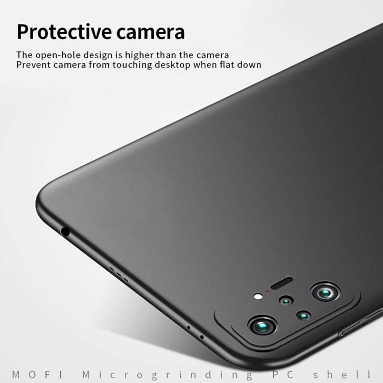 For Xiaomi Redmi Note10 Pro MOFI Frosted PC Ultra-thin Hard Case(Gold) - Xiaomi Cases by MOFI | Online Shopping South Africa | PMC TechLife | Buy Now Pay Later Mobicred