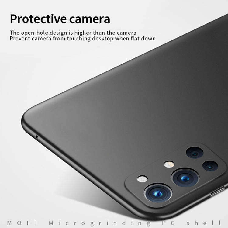 For OnePlus 9R MOFI Frosted PC Ultra-thin Hard Case(Blue) - OnePlus Cases by MOFI | Online Shopping South Africa | PMC TechLife | Buy Now Pay Later Mobicred