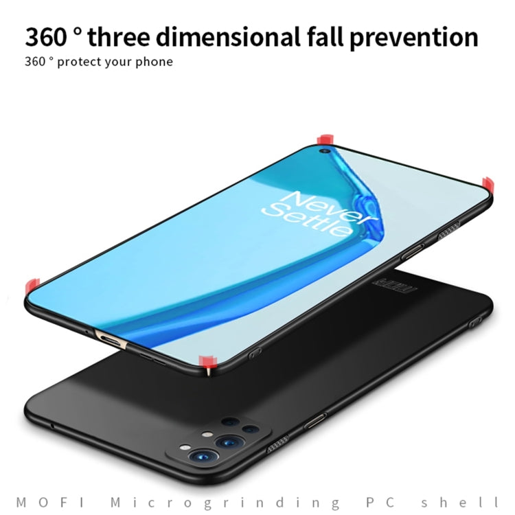 For OnePlus 9R MOFI Frosted PC Ultra-thin Hard Case(Blue) - OnePlus Cases by MOFI | Online Shopping South Africa | PMC TechLife | Buy Now Pay Later Mobicred