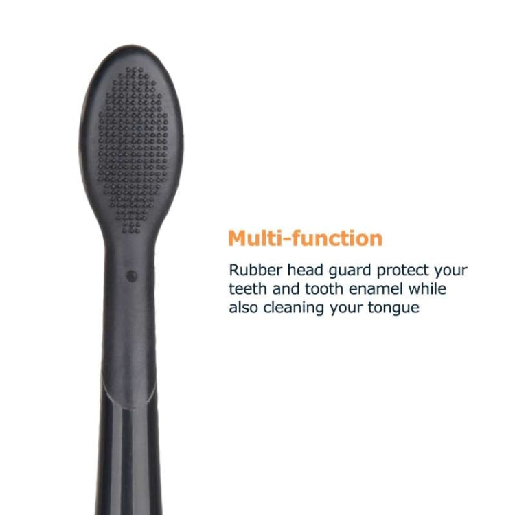 4 PCS Toothbrush Heads and Caps for Mornwell D01/D02 Electric Toothbrushes(Black D902) - Replacement Brush Heads by PMC TechLife | Online Shopping South Africa | PMC TechLife | Buy Now Pay Later Mobicred