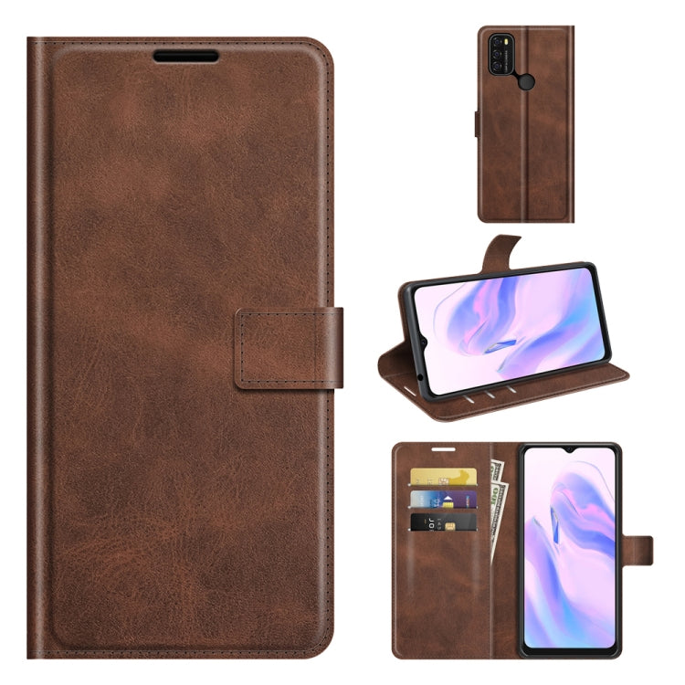 For Blackview A70 Retro Calf Pattern Buckle Horizontal Flip Leather Case with Holder & Card Slots & Wallet(Dark Brown) - More Brand by PMC TechLife | Online Shopping South Africa | PMC TechLife | Buy Now Pay Later Mobicred