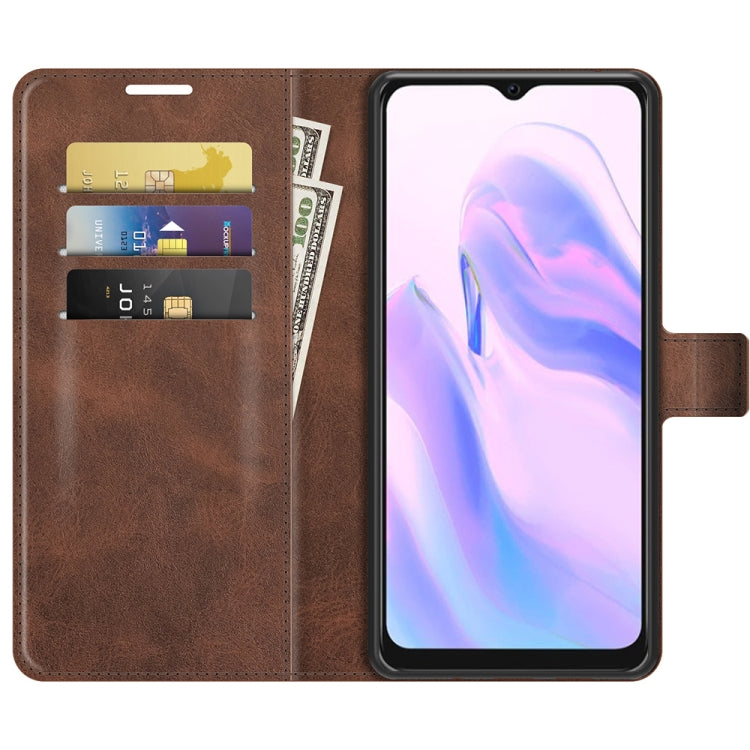 For Blackview A70 Retro Calf Pattern Buckle Horizontal Flip Leather Case with Holder & Card Slots & Wallet(Dark Brown) - More Brand by PMC TechLife | Online Shopping South Africa | PMC TechLife | Buy Now Pay Later Mobicred